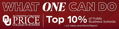 Price College of Business at The University of Oklahoma ad