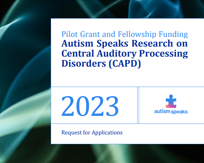 Autism Speaks Research on Central Auditory Processing Disorders (CAPD) cover