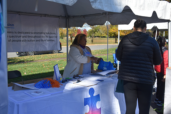 Autism Speaks Walk tents