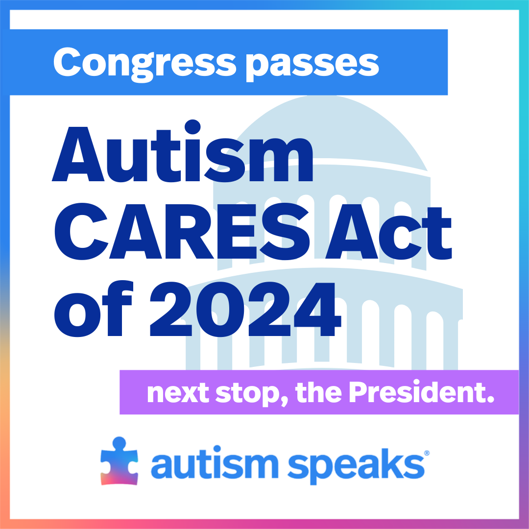 Congress passes the Autism CARES Act of 2024