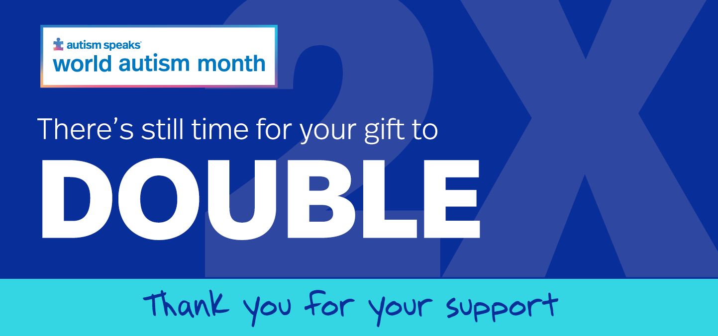 Thank you for your support. There’s still time for your gift to DOUBLE