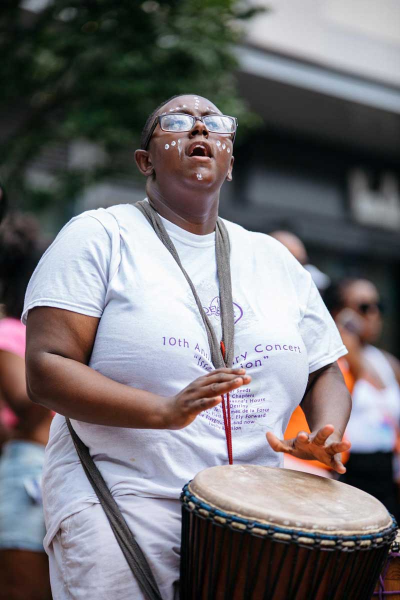 Victoria West African drumming