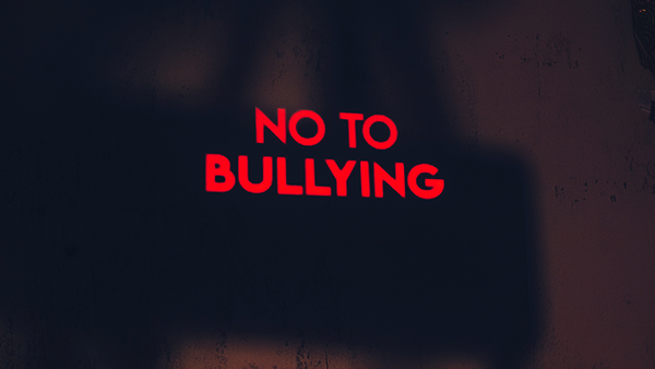 'no to bullying' sign