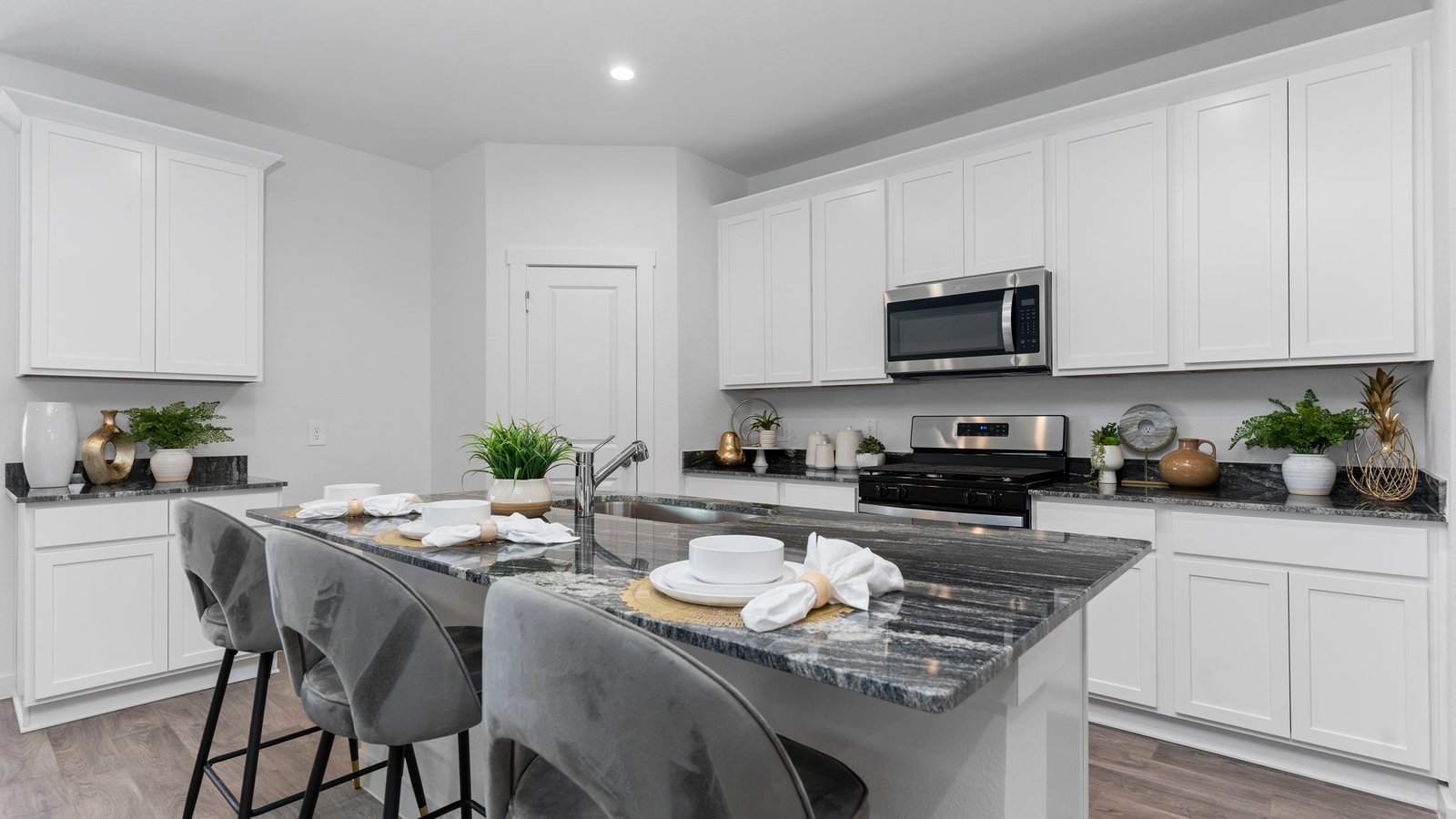 Model home kitchen
