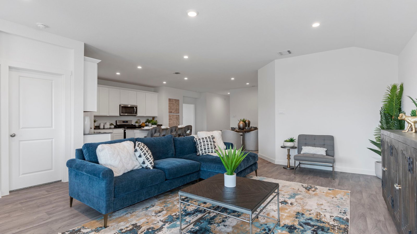 Model home living room