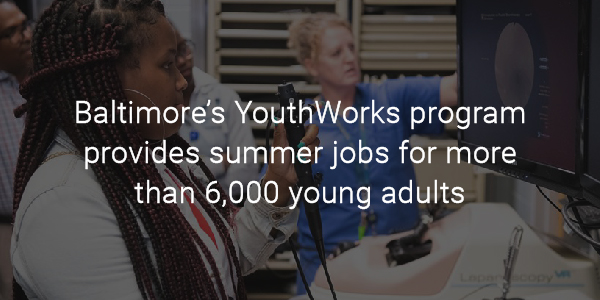Baltimore’s YouthWorks program provides summer jobs for more than 6,000 young adults