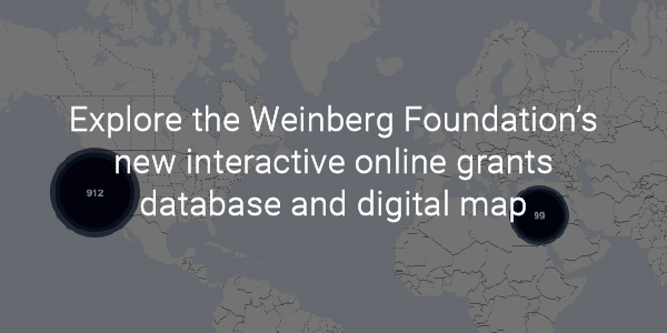 Explore the Weinberg Foundation’s new interactive online grants database and digital map