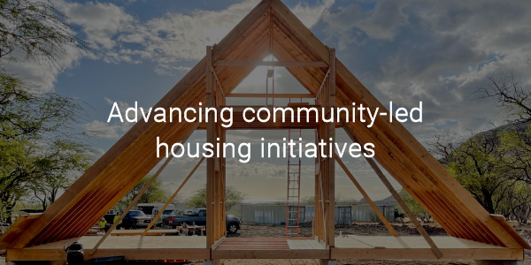 Advancing community-led housing initiatives  