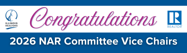 Eight Illinois REALTORS® chosen as 2026 NAR committee vice chairs
