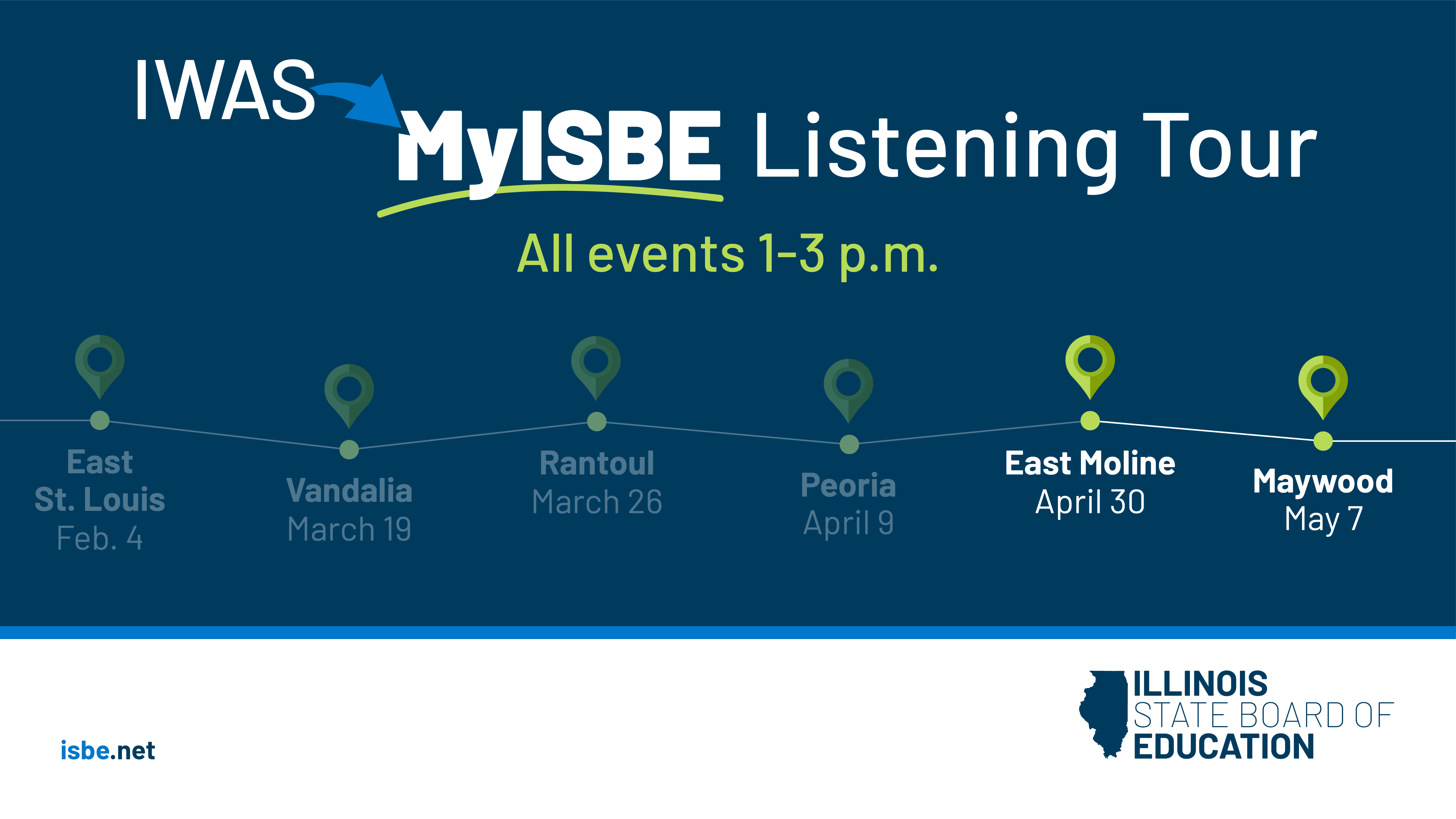 IWAS ot MyISBE Listening Tour dates