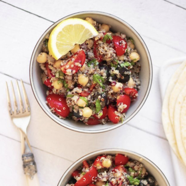 Mediterranean Quinoa Salad with Chickpeas