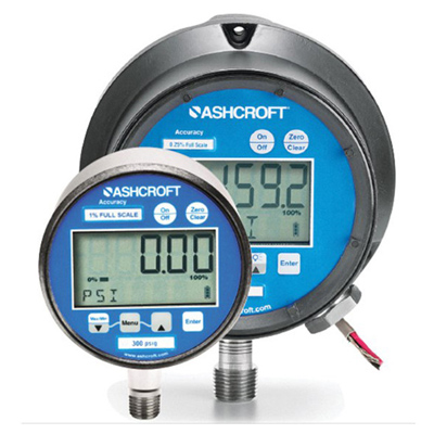 Ashcroft 2274 Digital Pressure Gauge, 24 VDC Line Power