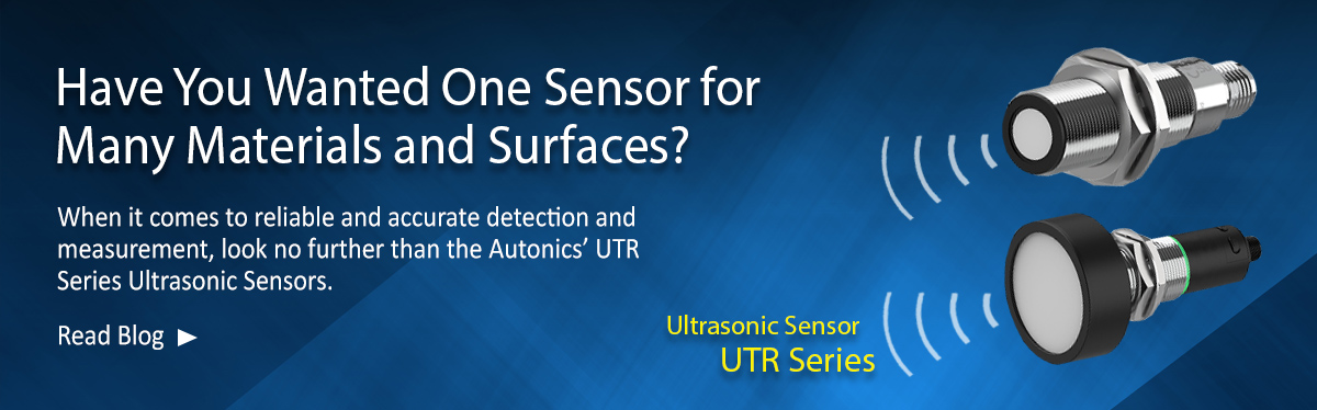 UTR Series Ultrasonic Sensors from Autonics