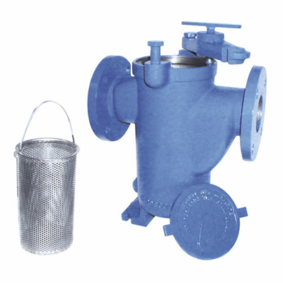 Eaton Model 72 Cast Iron Basket Strainer (Simplex), 1 in. NPT