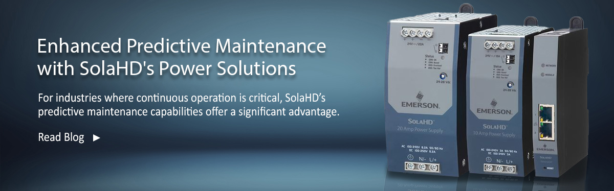 Enhanced Predictive Maintenance with SolaHD's Power Solutions