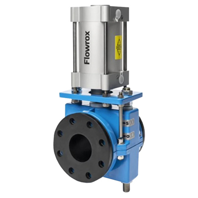 PVE4M150-603L-SBRT/PU Flowrox PVE Pinch Valve, Enclosed Model