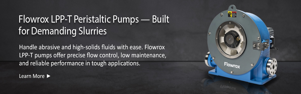 Flowrox™ LPP-T Peristaltic Pumps from Neles
