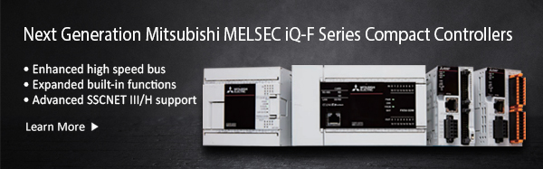 MELSEC iQ-F Series Compact Controllers from Mitsubishi