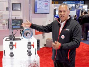 Mitsubishi Electric FR-F800 series VFD with their GOT2000 HMI