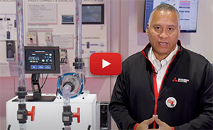 Mitsubishi Electric Automation Demo Anti Clog Pump Cleaning with VFD