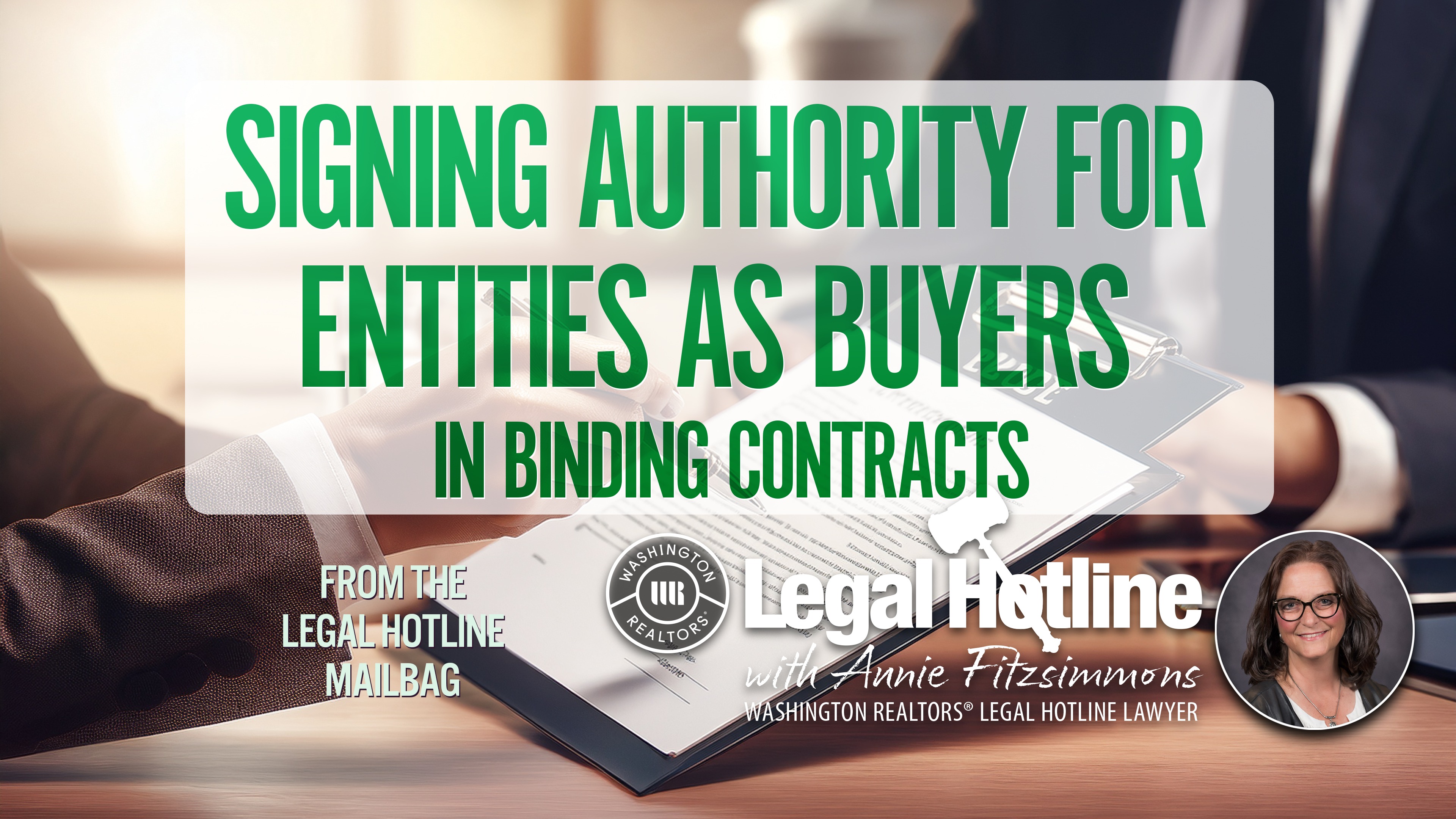 2026 Member Update from Washington REALTORS