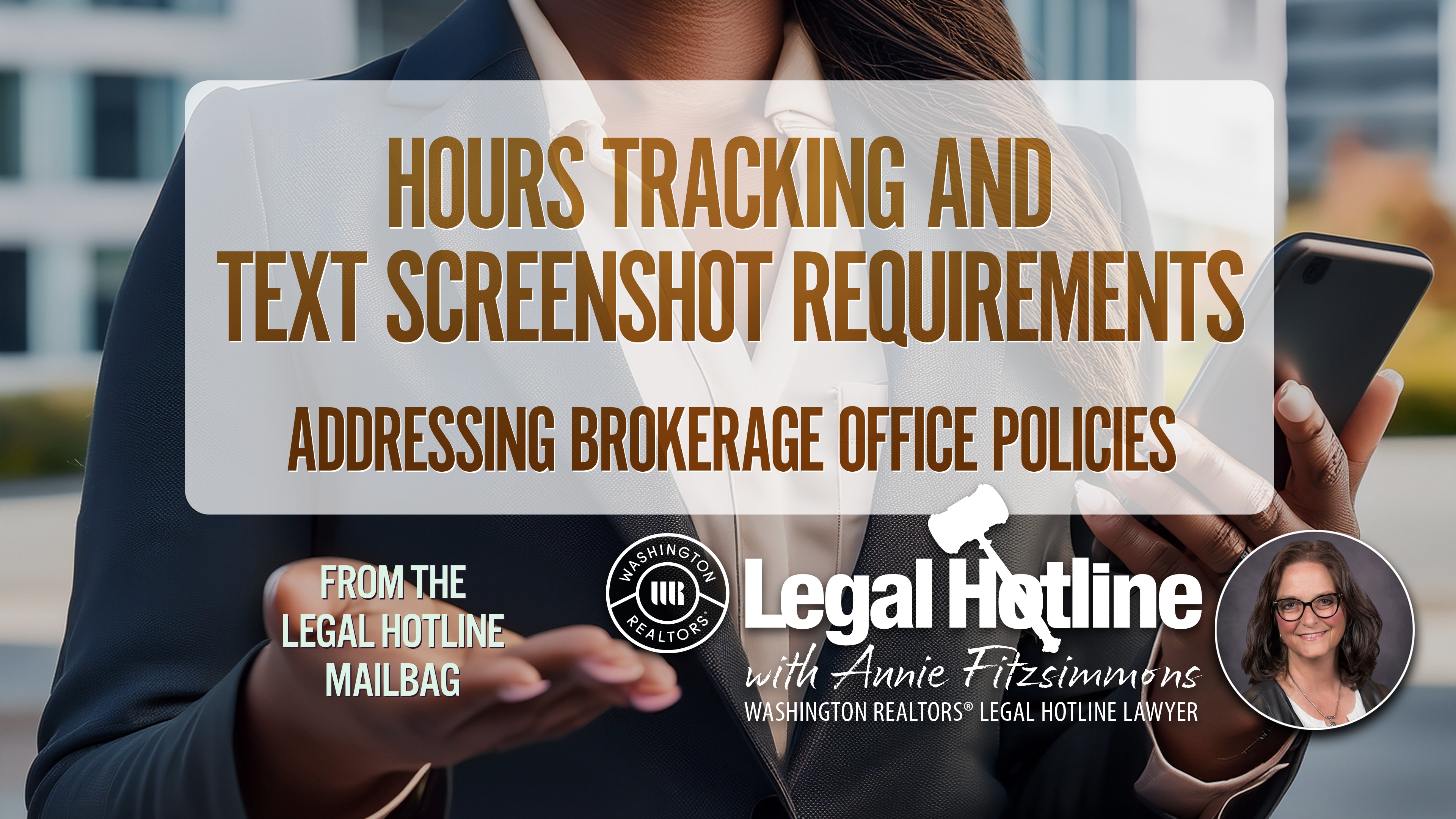 Bold green font reading Signing Authority for Entities as Buyers in Binding Contracts in front of an image of two people signing and working over a contract