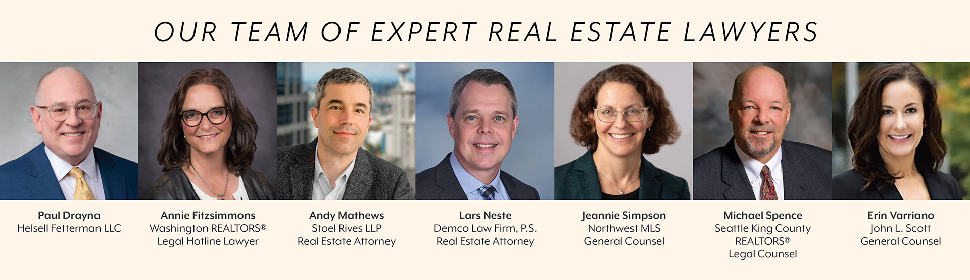 Our Team of Expert Real Estate Lawyers