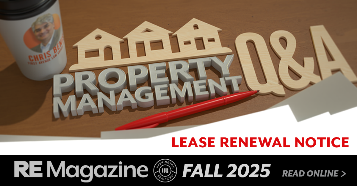 Property Management Q&A on Lease Renewal Notices from the Latest Edition of RE Magazine